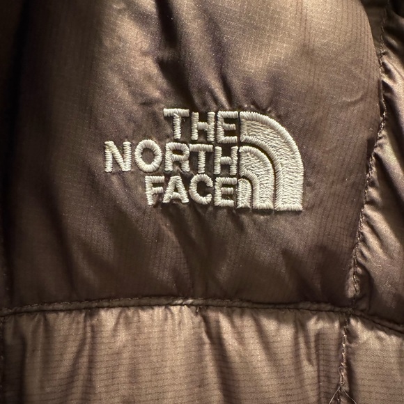 The North Face Long Puffer Coat in Dark Brown - Picture 2 of 5